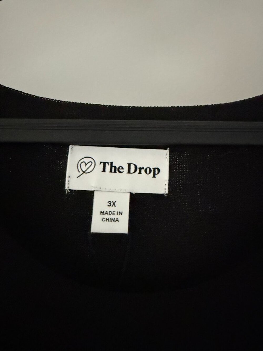 The Drop Black Knit Midi Dress - Size 3X - NEW! - Picture 3 of 4